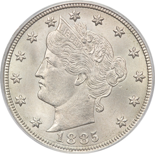 1885 Liberty Head Nickel V Nickel For Sale