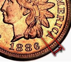 1886 deals Indian head penny