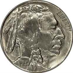 1937 S Buffalo / Indian Head Nickel Coin Value Prices, Photos & Info