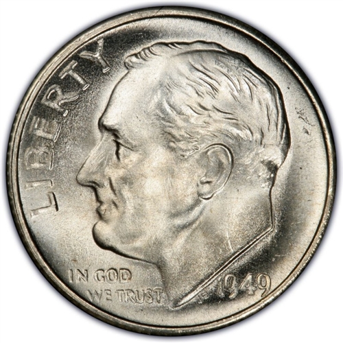 1949-S Roosevelt Dime | 1949 Silver Dime | 1949 Dime