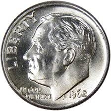 1962-D Roosevelt Dime | 1962 Silver Dime | 1962 Dime