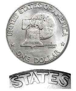 1976-P Eisenhower Dollar Type 1 | 1976 Dollar Coin