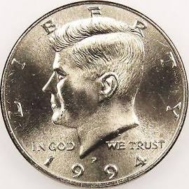 Kennedy Half Dollar 1994 P 1994 Half Dollar Coin