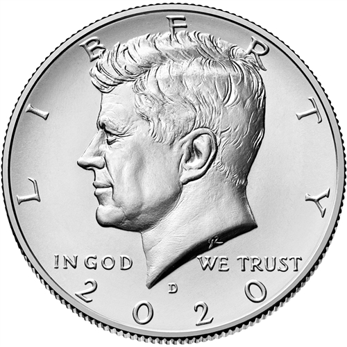 2020-D Kennedy Half Dollars | New Kennedy Halves