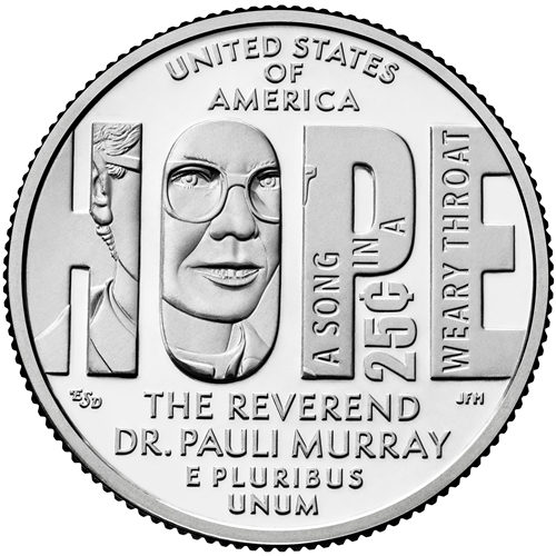 2024S Reverend Dr. Pauli Murray Quarter For Sale